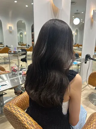 ロング 安藤 勇人のヘアスタイル