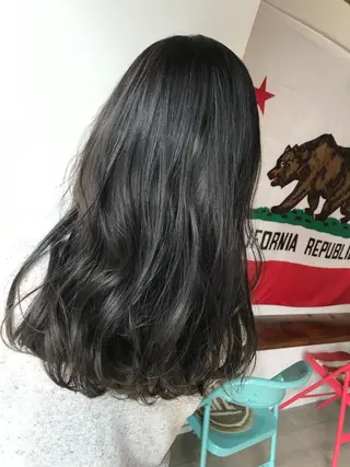 ロング パーマ ヘアアレンジ ❤️カラー得意 🧡松浦睦樹❤️のヘアスタイル