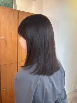 ミディアム カラー aiko【艶カラー ・ミニモ年内で終了】のヘアスタイル