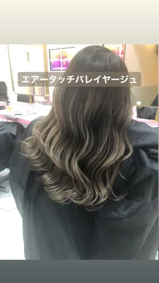 ロング カラー tuki yokohama所属・店長 小池アキトのヘアスタイル