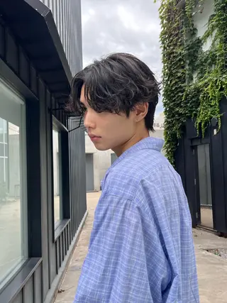 パーマ メンズ 当日予約⭕️ fifth渋谷太田のヘアスタイル