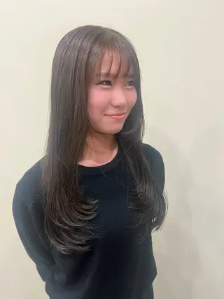 ロング カラー tomu/天神大名/ 透明感カラー🐧のヘアスタイル