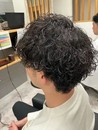 パーマ メンズ メンズ特化/パーマ/ フェードWATARUのヘアスタイル