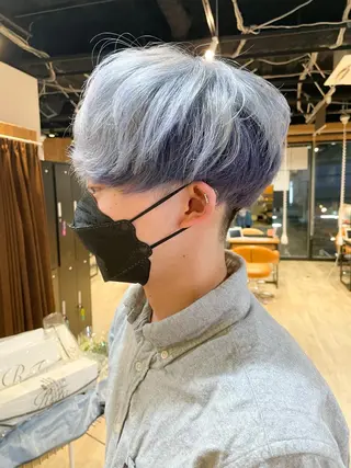 ショート カラー 髪質改善/ブリーチ 田代 龍我のヘアスタイル