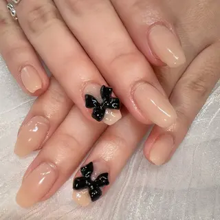 ネイル ネイル/耳つぼ 🖤RIKOのネイルデザイン