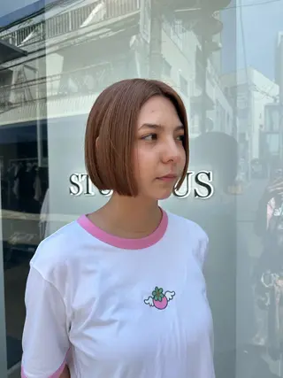 ショート roka  harajuku所属・HANAME ボブカット募集のヘアスタイル