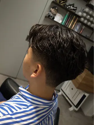ショート パーマ メンズ INTRO SHIBUYA by Fi-Ne所属・💈メンズフェード 特化DAIYA💈のヘアスタイル