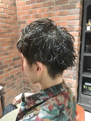 パーマ メンズ gite カワムラナオキのヘアスタイル