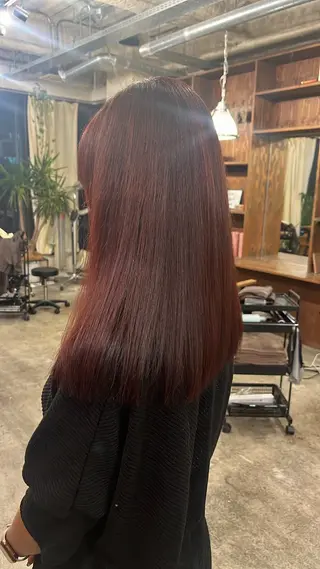 セミロング カラー hair&spa ciel所属・hair&spa ciel/川島　空のヘアスタイル