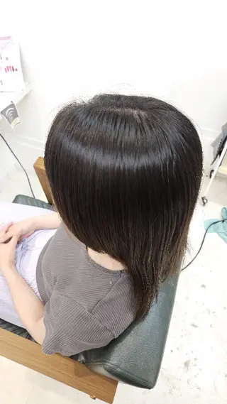 セミロング 林慶吾/ショートボブ /デザインカラーのヘアスタイル