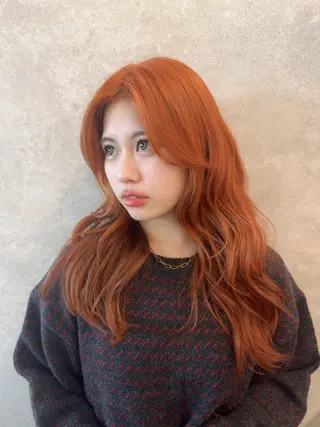 ロング カラー sand emaのヘアスタイル