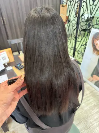セミロング 極上髪質改善 宮内開星のヘアスタイル