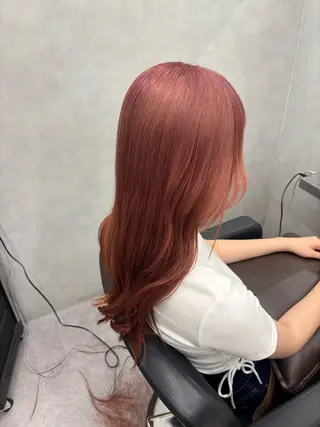セミロング カラー ハイトーン/似合わせ カット Shoseiのヘアスタイル