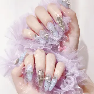 ネイル Mariko【韓国 ワンホン 長さだし】のネイルデザイン