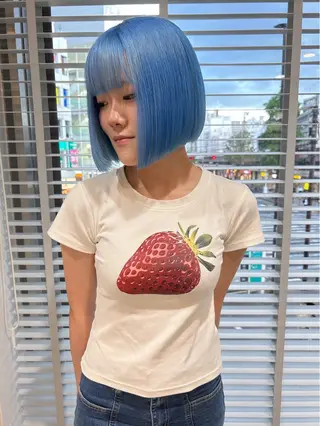 ショート ハイトーンカラー／ Akari ₊˚✧のヘアスタイル