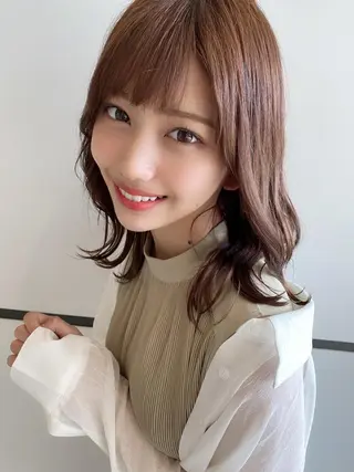 ミディアム カラー 女性が憧れる ショート/角田愛和のヘアスタイル