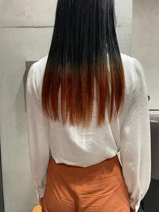 ロング カラー 高橋 りかのヘアスタイル