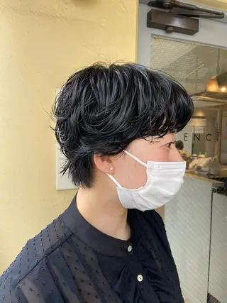 ショート パーマ なかまみさと 🌼極上ヘッドスパのヘアスタイル