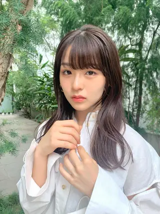 セミロング カラー パーマ ヘアアレンジ SENJYU所属・貴方以上に貴方の髪を 想う🌕野口昴夢のヘアスタイル