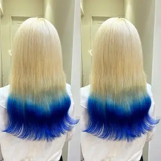 ロング カラー 🎀推し活カラー/ ピンクカラー/のののヘアスタイル