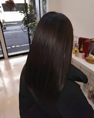 セミロング カラー パーマ ヘアアレンジ メンズ 堀井 凌平のヘアスタイル