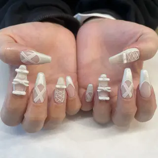 ネイル 💎🐰 saki. m 🐰💎のネイルデザイン