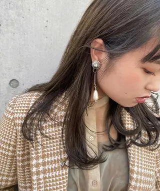 ミディアム パーマ モダーン北鎌倉所属・中溝 アカリのヘアスタイル