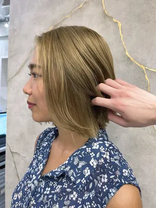 ショート カラー 池袋/似合わせ/縮毛 髪質改善【ugen】のヘアスタイル