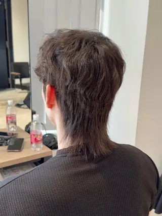 ショート カラー パーマ ヘアアレンジ メンズ パク・ボミン小野リエ 韓国ハーフ🦊のヘアスタイル