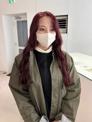 カラー yuka/ 透明感カラーのヘアスタイル