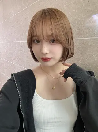 ショート カラー オオクラ マオのヘアスタイル