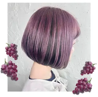 ショート カラー GARU-ガル-所属・TSUNO🦖 派手髪/オタク美容師のヘアスタイル