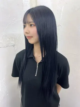 カラー 🫧miyu/カラー エクステ難波🐇ྀིのヘアスタイル