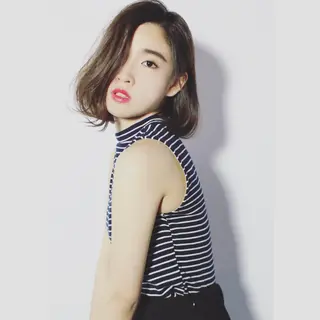 ミディアム カラー 永田 崇のヘアスタイル