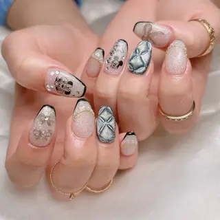 ネイル junna のぞいてねのネイルデザイン