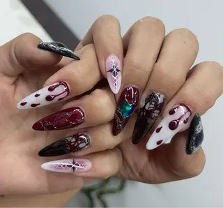ネイル スカルプ長さ出し専門店 MIMI nailsalon 上野店所属・RIN Amiのネイルデザイン