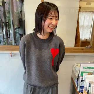 ショート カラー 平地 晃人のヘアスタイル