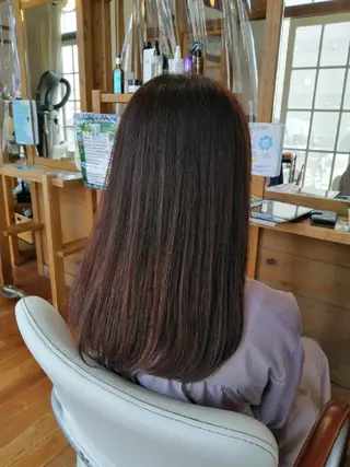 セミロング 足立 悠輔のヘアスタイル