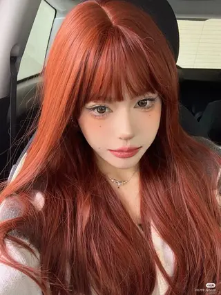 カラー 夏の暖色カラー💞 渋谷FRUITSのヘアスタイル