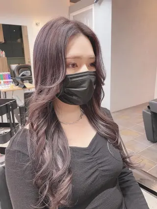 セミロング 【愛され小顔カット】 YOSHIKIヘアのヘアスタイル