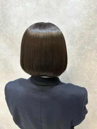 ミディアム 🔸縮毛矯正/髪質 改善カラー石崎🔸のヘアスタイル