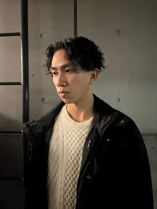 パーマ メンズ fifth神宮前 HIN★T★のヘアスタイル