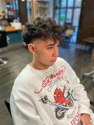 パーマ メンズ 早稲田/メンズパーマ /カラー/松井聖虎のヘアスタイル