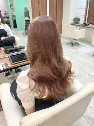 セミロング カラー ヘアアレンジ 🍒齋藤 澪🍒のヘアスタイル