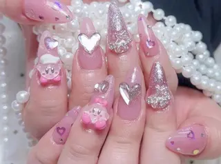ネイル 🎀彩羽チップ 長さだし専門🎀のネイルデザイン