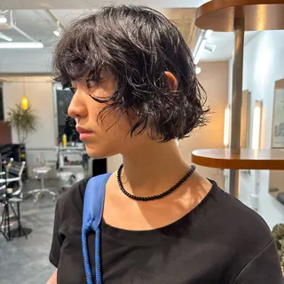 ショート パーマ パーマ/ボブ 似合わせヘア/ショウのヘアスタイル