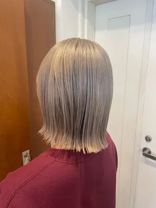 ミディアム カラー goshima nagisaのヘアスタイル