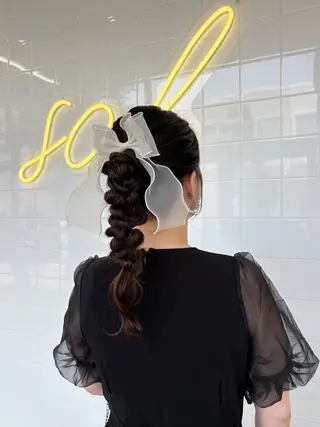 ヘアアレンジ sol Amiのヘアスタイル
