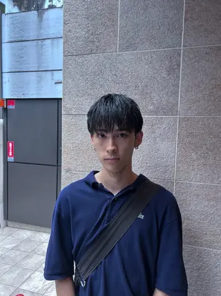 ミディアム メンズ 池田 海斗のヘアスタイル