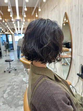 パーマ Lond ciel所属・ショート🩵/パーマ 🇰🇷/月音のヘアスタイル